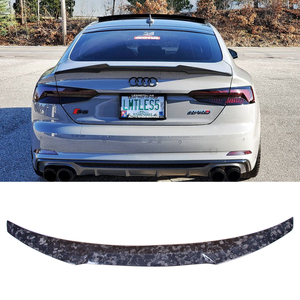For A5 S5 RS5 B9 4Door Sportback M4 Style Forged Carbon Fiber Rear Spoiler Trunk Wing 2016-2025 - Product Image 1