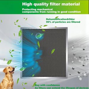 Elemento de filtro de aire SV03096 325x295x20mm de malla de aluminio para Broan ERV100HC HRV100H - Product Image 2