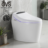 Ovs Cupc Etl Salle de bain automatique haut de gamme moderne Articles sanitaires au sol Toilette intelligente Toilettes intelligentes avec siège chauffant