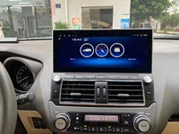 Autoradio avec écran tactile de 12,3 pouces pour Toyota Land Cruiser Prado 2010-2017, navigation GPS Android, lecteur multimédia, radio