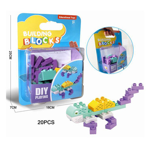 Changxi Commerce $1 articles Promotion Jouets Animal Canard Pic Crocodile Dinosaure Creative Animaux Bâtiment Animal Briques Bloc - Product Image 5