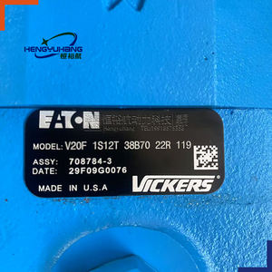 EATON VICKERS escavatore Extra alta pressione pompa olio idraulico serie V20F V20F-1S12T-38B70-22R-119 piccole pompe idrauliche a palette - Product Image 6