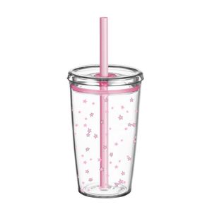 Vasos de Plástico Transparente Personalizados para Té con Leche, Aptos para Café, Hechos de Tritán, con Pajitas - Product Image 3