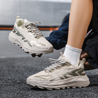 Baskets de sport personnalisées de haute qualité pour hommes Chaussures de course Marathon pour hommes Chaussures de sport légères et souples de grande taille en maille pour entraînement