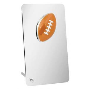 Targa Metallica Lucida per Rugby 88x160 mm, Trofeo in Plastica Stampato UV, Medaglia Placcata Oro in Alluminio per Omaggi Fieristici - Product Image 1