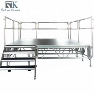 750kg/sqm Load Capacity Outdoor Concert 1Mx2M Aluminum Stage Platform Truss Stage for Event - Product Image 5