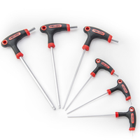 Kit d'outils de réparation de vélo multifonctionnel personnalisé 6 pièces CRV, clé hexagonale à poignée en T, jeu de clés hexagonales