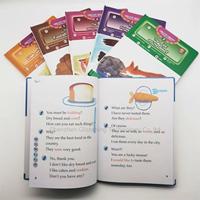 Stylo de lecture en forme d'ours pour enfants, 6 livres des Fables d'Aesop, traduction sonore en anglais, chinois, français, italien, lithium