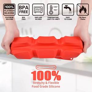 MUYULINS Factory 12-cup LFGB Platinum Grade Non-Stick BPA Free Standard <b>Silicone</b> Brownie Cupcake Pan American Muffin Cake - Product Image 3