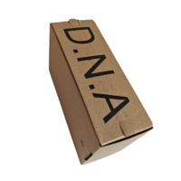 Vente chaude Boîte d'emballage en carton ondulé recyclable avec logo personnalisé de Dongguan, papier kraft de luxe, laminage mat, gaufrage, bande de déchirure, fermeture éclair