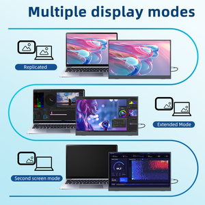 Monitor Portátil para Juegos de 17.3 Pulgadas, 60Hz/144Hz, FHD, Tipo-C, con Soporte Integrado, HDR, Altavoces Duales, Monitor Externo para Laptop, <span class=keywords><strong>PS5</strong></span>, Switch - Product Image 5