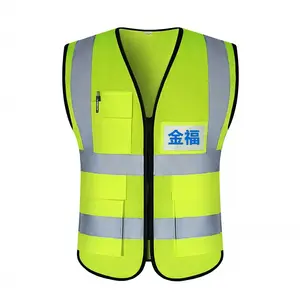 Abbigliamento di sicurezza giacca ad alta visibilità abbigliamento di sicurezza riflettente per esterni gilet riflettente per strada può essere personalizzato