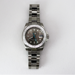 Nh35 Movement Rotor Automatic <b>Mechanical</b> <b>Watch</b> Water Resistant Stainless Steel Silver High End <b>Watches</b> For <b>Men</b> - Product Image 2