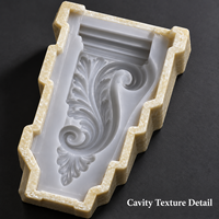 Coque en résine Tietuo + noyau en silicone, moule décoratif en PU C294-G2, texture fine, depuis 2015, logo personnalisé