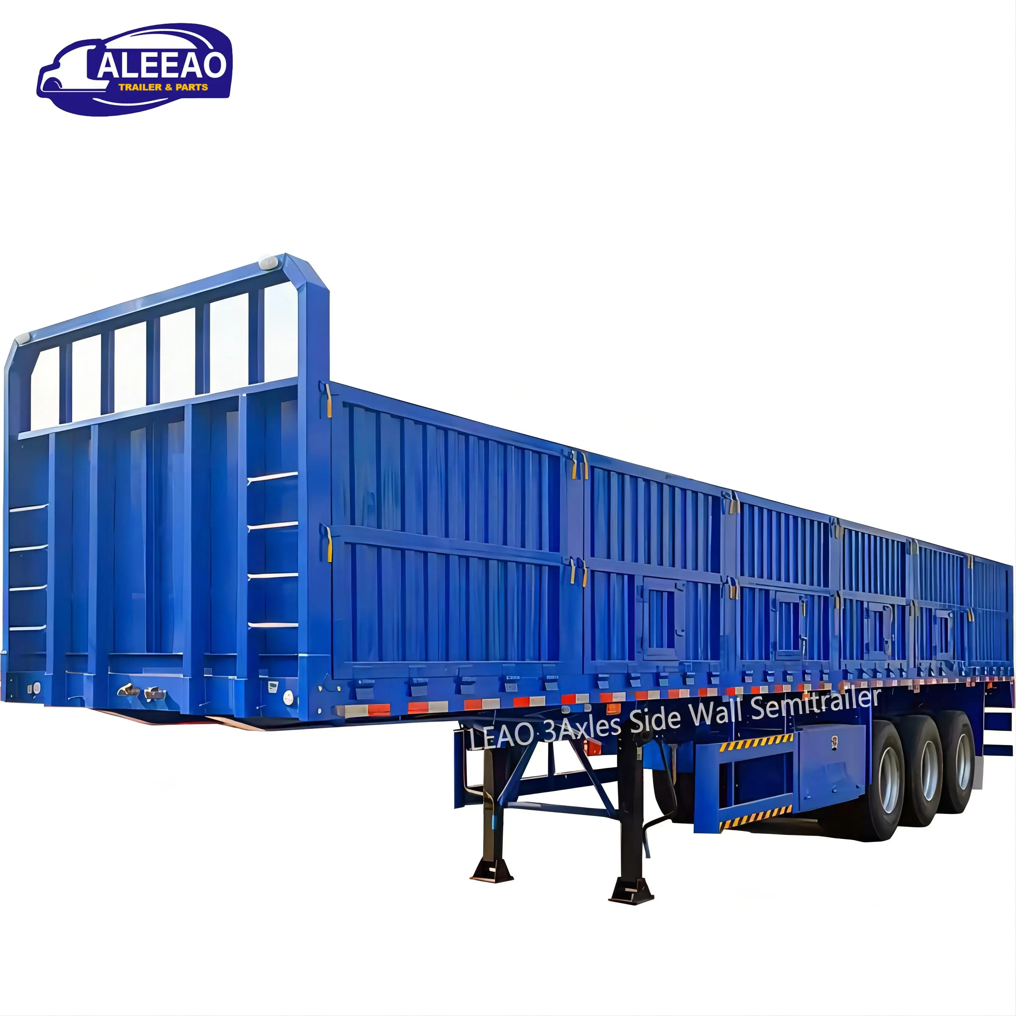 40ft 13m Tri-axle fence trailer dropside decks flatbed cargo semi-trailer bulk cargo side wall trailer 60tone side board truck