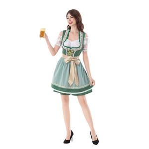 Wholesale Women Adult Halloween Traditional German Dirndl Dress Suits and Dresses Performance Costume Polyester - Product Image 3