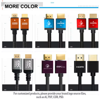 Câble HDMI 120 Premium 8K 60Hz 4K 2.1Hz Câble HDMI 8K violet Full HD personnalisé de 1.5 m pour PS5 et lecteur DVD