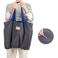 Sac de courses pliable grande capacité, robuste, réutilisable, sac fourre-tout pour épicerie, extra spacieux, sac en tissu portable avec poignées renforcées
