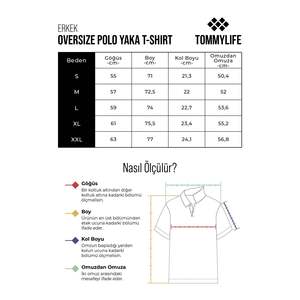 เสื้อยืดคอกลมทรงโอเวอร์ไซส์ผ้าฝ้ายสีเขียวอ่อนเนื้อนุ่มหนา รุ่นเบสิคสำหรับผู้ชาย - 88381 - ลายกระบองเพชร - Product Image 6