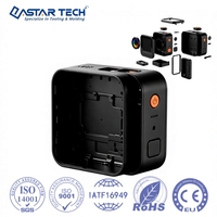 Carcasa de Plástico para Cámara de Vlog Deportiva, Molde de Inyección Personalizado, Componentes de Plástico para Cámara Mini 4K con Tolerancia Estricta de 0.01