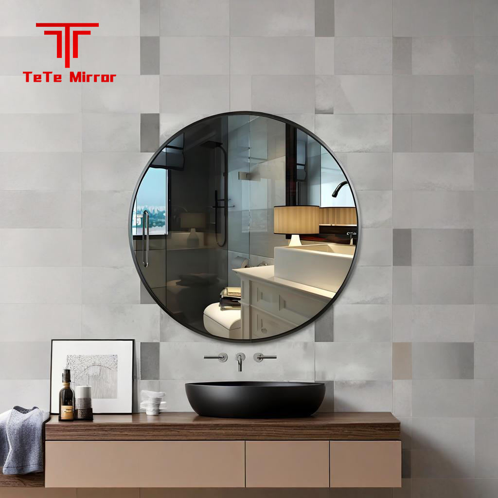 Black+simple bathroom mirror 3