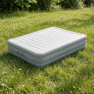 <span class=keywords><strong>Matelas</strong></span> de camping gonflable pliable moderne en PVC, tapis de couchage pour tente extérieure, lit d'appoint pour la maison avec tissu en <span class=keywords><strong>mousse</strong></span> antidérapante - Product Image 2