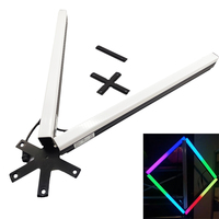 Barre lumineuse linéaire DMX à changement de couleur RVB, sans joint, mince, IP65, décoration de scène de club, lumière noire, couverture laiteuse, nuit