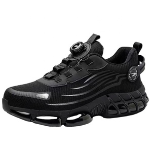 Chaussures de sécurité industrielles légères unisexes pour l'été, anti-écrasement, anti-perforation, embout en acier, résistantes à l'usure, chaussures de travail - Product Image 1