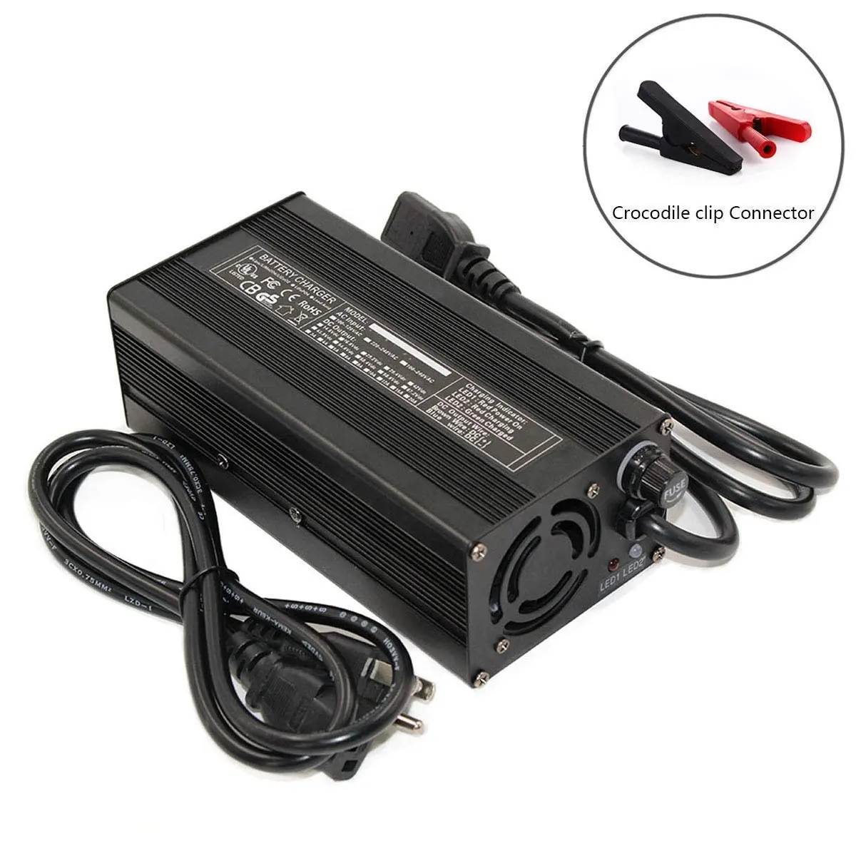 12V (12.8V) 100Ah Lipo LiFePO4 ליתיום ברזל פוספט סוללה מטען 4 תאי 14.6V 20A LiFePO4 סוללה מטען