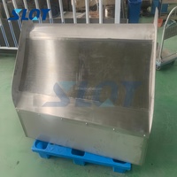 Caja Coanda de alambre de cuña de acero inoxidable, pantalla de entrada Coanda autolimpiable sin alimentación para toma de agua de río, 100% filtración