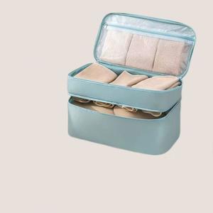 Oxford tissu femmes voyage soutien-gorge Pack sac <span class=keywords><strong>de</strong></span> rangement multi-fonction <span class=keywords><strong>sous</strong></span>-vêtements chaussettes cache-poussière organisateur classique PC pour garde-robe - Product Image 4