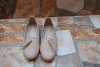 Ballerines à enfiler Moroccan Soul - Cuir souple couleur tannée Fabriqué en MA