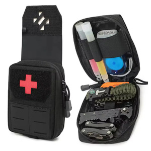 Pochette tactique de survie et d'urgence, outil de premiers secours, pochette utilitaire de sauvetage laser découpée pour kits de premiers secours, sac de rangement Molle - Product Image 6