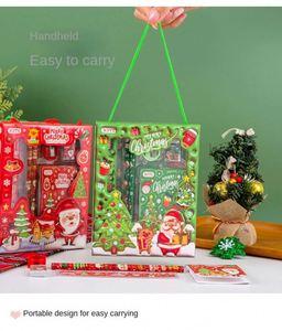 Promoción al por Mayor, Juego de Papelería de Lápices de Dibujos Animados Kawaii, Artículos Escolares de Fantasía, Regalos de Navidad para Niños Estudiantes - Product Image 3