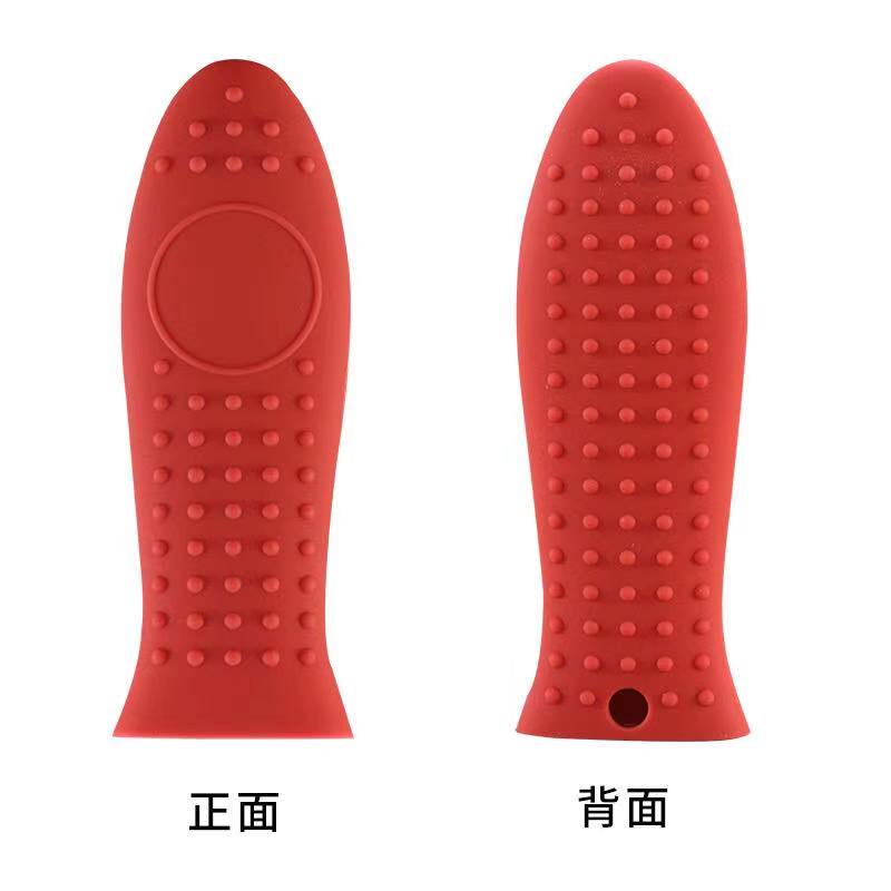 Изготовленный На Заказ кухонный силиконовый чугунный держатель с горячей ручкой для металлических сковородок и сковородок