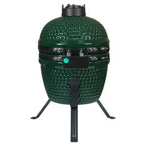 Parrilla Kamado de Cerámica Portátil SEB de 13 Pulgadas, Color Verde, Resistente al Calor, Ahumador de Carbón, Horno <span class=keywords><strong>Asador</strong></span> para Jardín y Hogar - Product Image 4