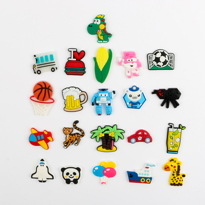 Симпатичные Украшения для сада, обуви, цветов из ПВХ