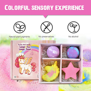 Bombas <span class=keywords><strong>de</strong></span> baño <span class=keywords><strong>de</strong></span> unicornios, orgánico Natural, personalizado, baño <span class=keywords><strong>de</strong></span> burbujas rico en forma <span class=keywords><strong>de</strong></span> estrella, juego <span class=keywords><strong>de</strong></span> bomba <span class=keywords><strong>de</strong></span> baño con regalo sorpresa, gran oferta - Product Image 3
