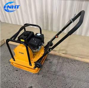 Compacteur à plaques vibrantes à essence HT-120-1 Huiteng de haute qualité pour la construction de routes Haute efficacité de fonctionnement - Product Image 1