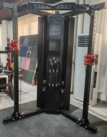 Système d'entraînement NO.39 : Machine Smith Commerciale, Appareil de Musculation des Jambes Réglable, Équipement de Fitness pour Gym, Musculation Personnalisable