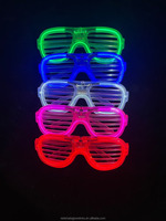 Lunettes lumineuses néon TGYW qui brillent dans le noir, accessoires de fête pour Noël, anniversaire, Nouvel An, sûres et élégantes