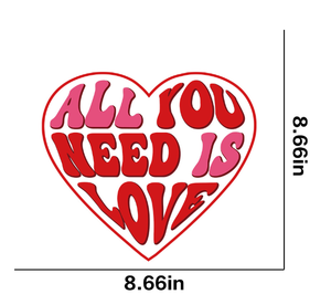 Transferts d'impression DTF personnalisés pour la Saint-Valentin, <span class=keywords><strong>film</strong></span> plastisol transparent, autocollant thermocollant pour presse à chaud, transferts thermiques pour t-shirts - Product Image 5