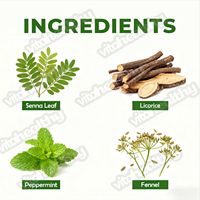 Vitahealthy OEM/ODM Thé minceur à base de plantes chinois de qualité supérieure, détoxifiant, minceur rapide, thé minceur naturel pur, brûleur de graisse, minceur