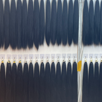Extensions de cheveux humains Deep Water Wave Feather Crochet, sans nœuds, pré-séparées, bouclées birmanes, en vrac, vente en gros pour tressage