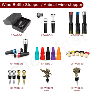 Cheerfast - Bomba Selladora de Vino Reutilizable de Silicona con Sellador de Botellas al Vacío, Tapones de Acero Inoxidable para Vino - Product Image 3
