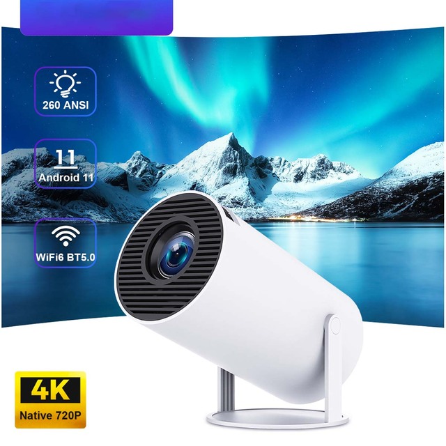 Hot Sell Magcubic Projector HY300 Pro Smart Android 11.0 Portable HD MIni 4K 1080P Automatic Correction Home Theater Projecteur