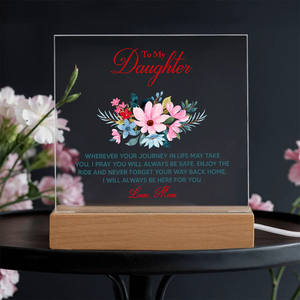 Calendario LED Acrílico Personalizable con Foto y Fecha, Luz Nocturna Blanca Cálida con Alimentación USB, Base <span class=keywords><strong>de</strong></span> Madera, Placa Acrílica Personalizada - Product Image 3