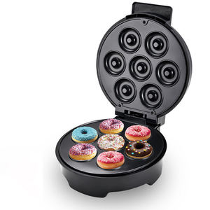 In acciaio inossidabile 5 In 1 Mini ciambelle <span class=keywords><strong>per</strong></span> colazione <span class=keywords><strong>Waffle</strong></span> Sandwich crêpe snack dessert piatti antiaderenti fanno 7 ciambelle - Product Image 2