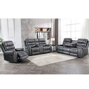 Sillón Reclinable de Cuero Sintético, Sofá Extensible para Sala de Estar - Product Image 5