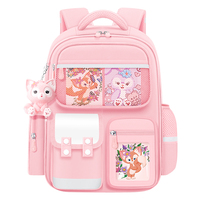 2025 vente chaude de haute qualité Anime à motifs étanche cartable Protection de la colonne vertébrale école primaire filles sac à dos fermeture à glissière